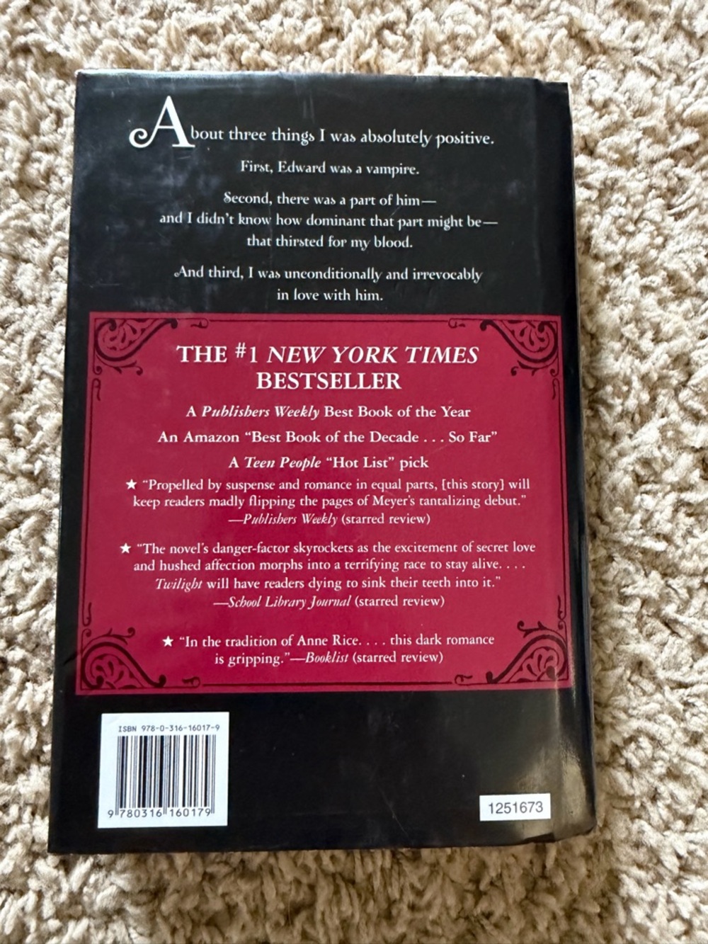 Twilight Hardcover Book by Stephanie Meyer - Picture 2 of 2
